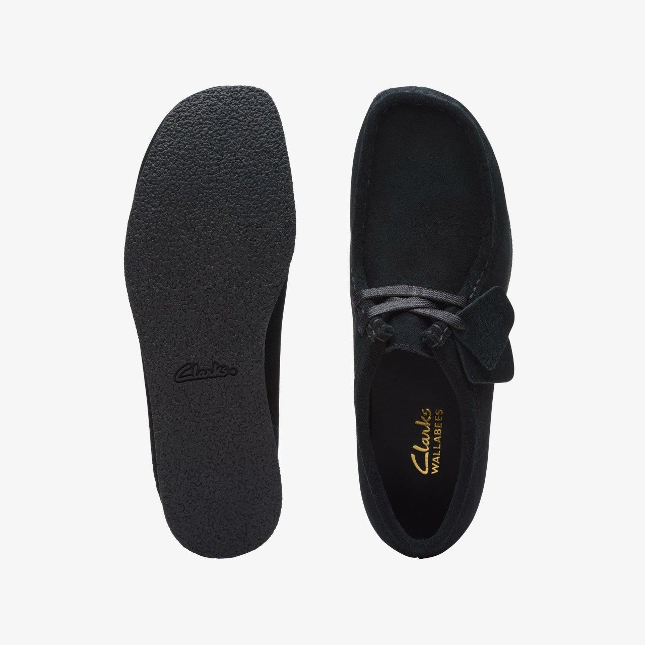 Wallabee EVO Shoe Black Suede | Clarks outlet - Women