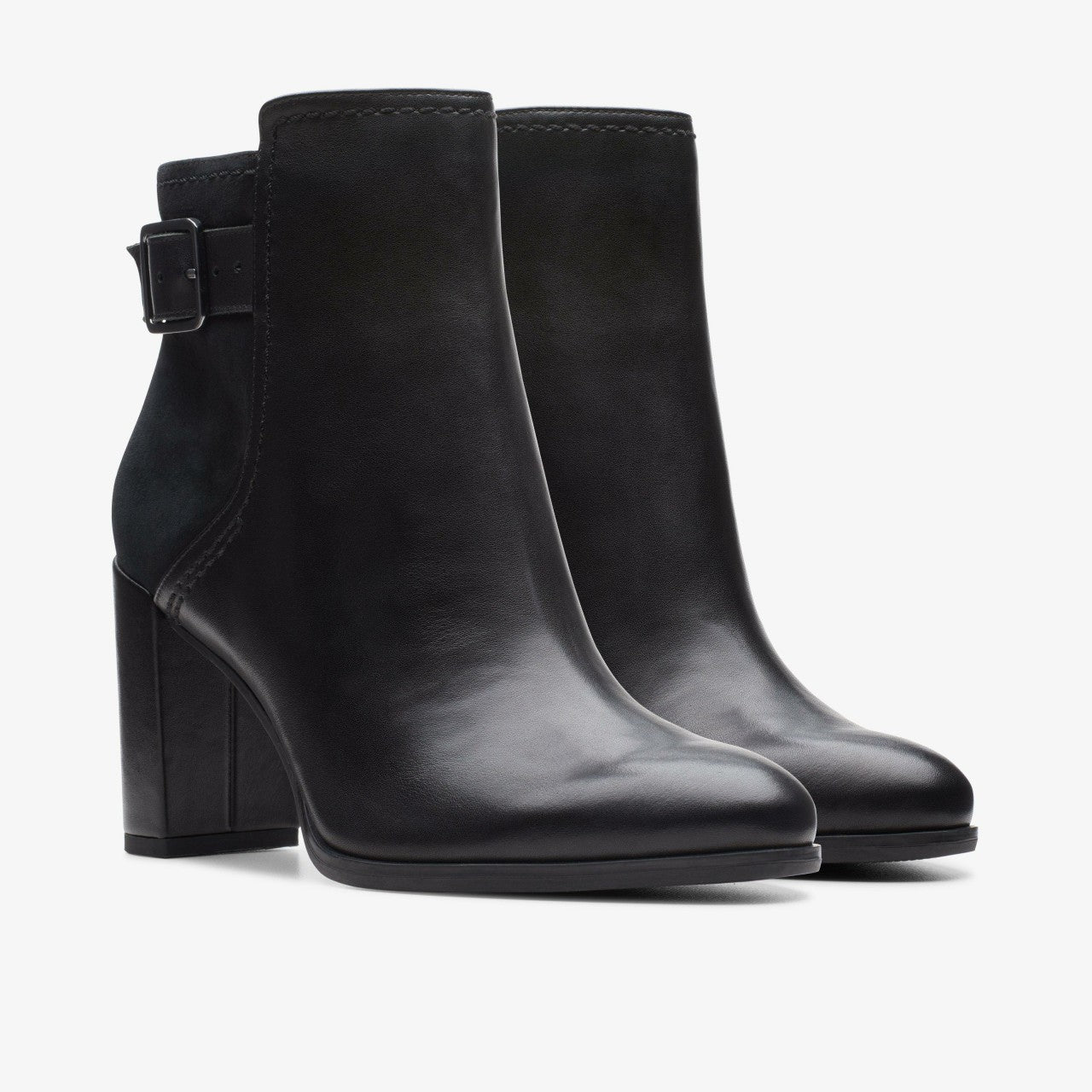 Freva 85 Buckle Black Leather | Clarks discount - Women