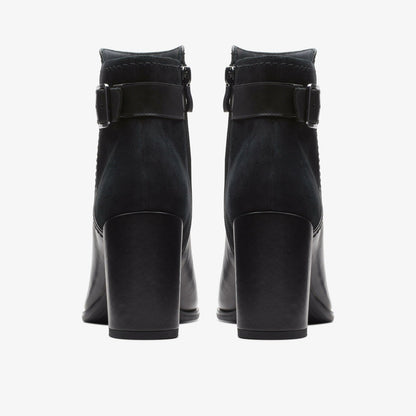 Freva 85 Buckle Black Leather | Clarks discount - Women