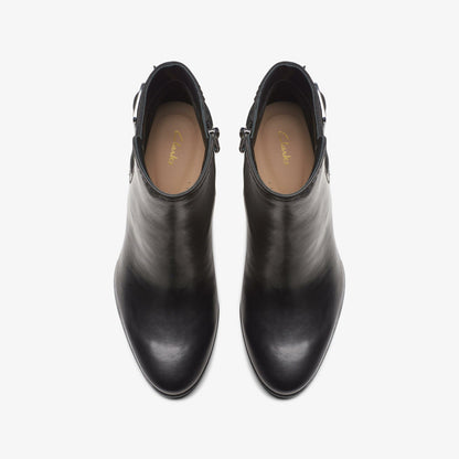Freva 85 Buckle Black Leather | Clarks discount - Women