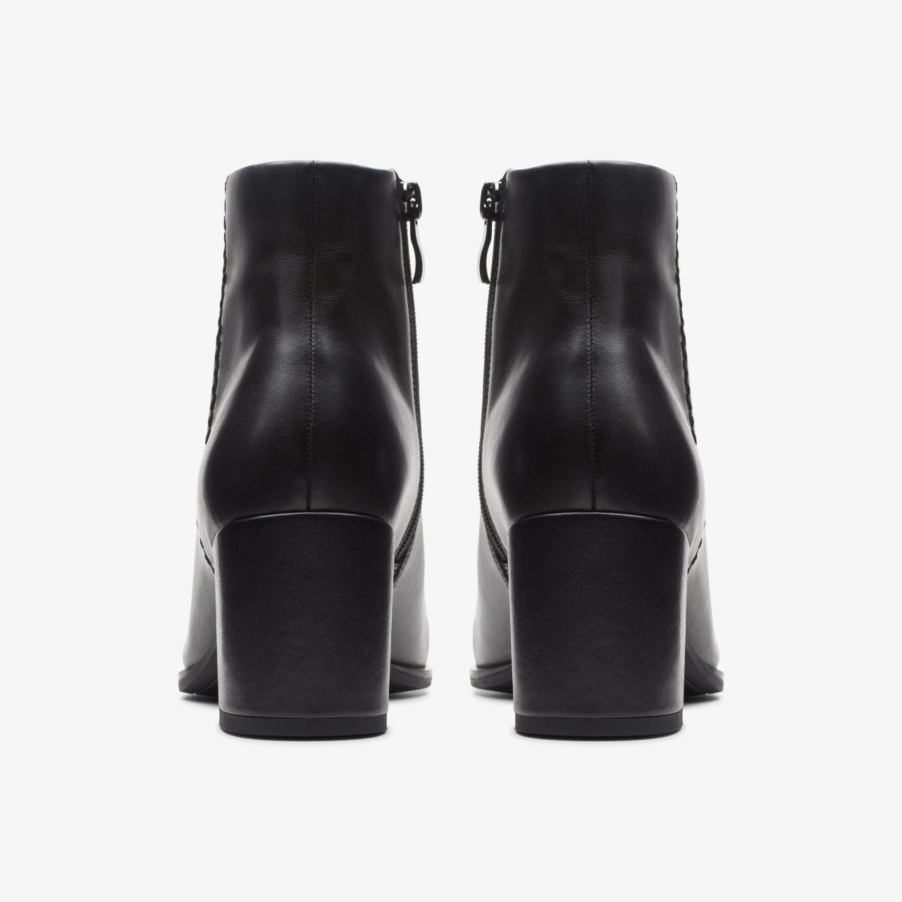 Freva 55 Zip Ankle Boot Black Leather | Clarks on Sale - Women