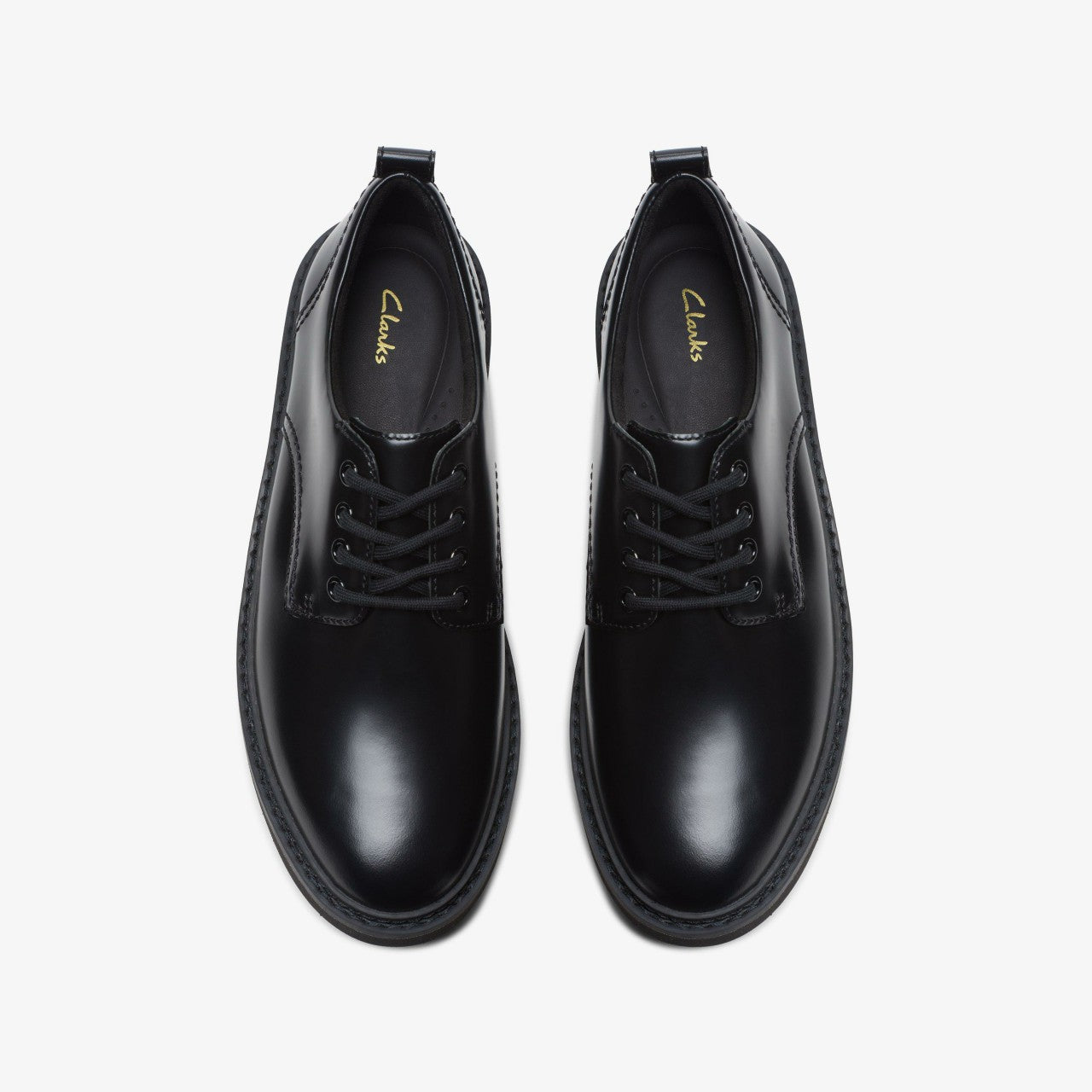 Orianna W Derby Black Leather | Clarks Sale - Women
