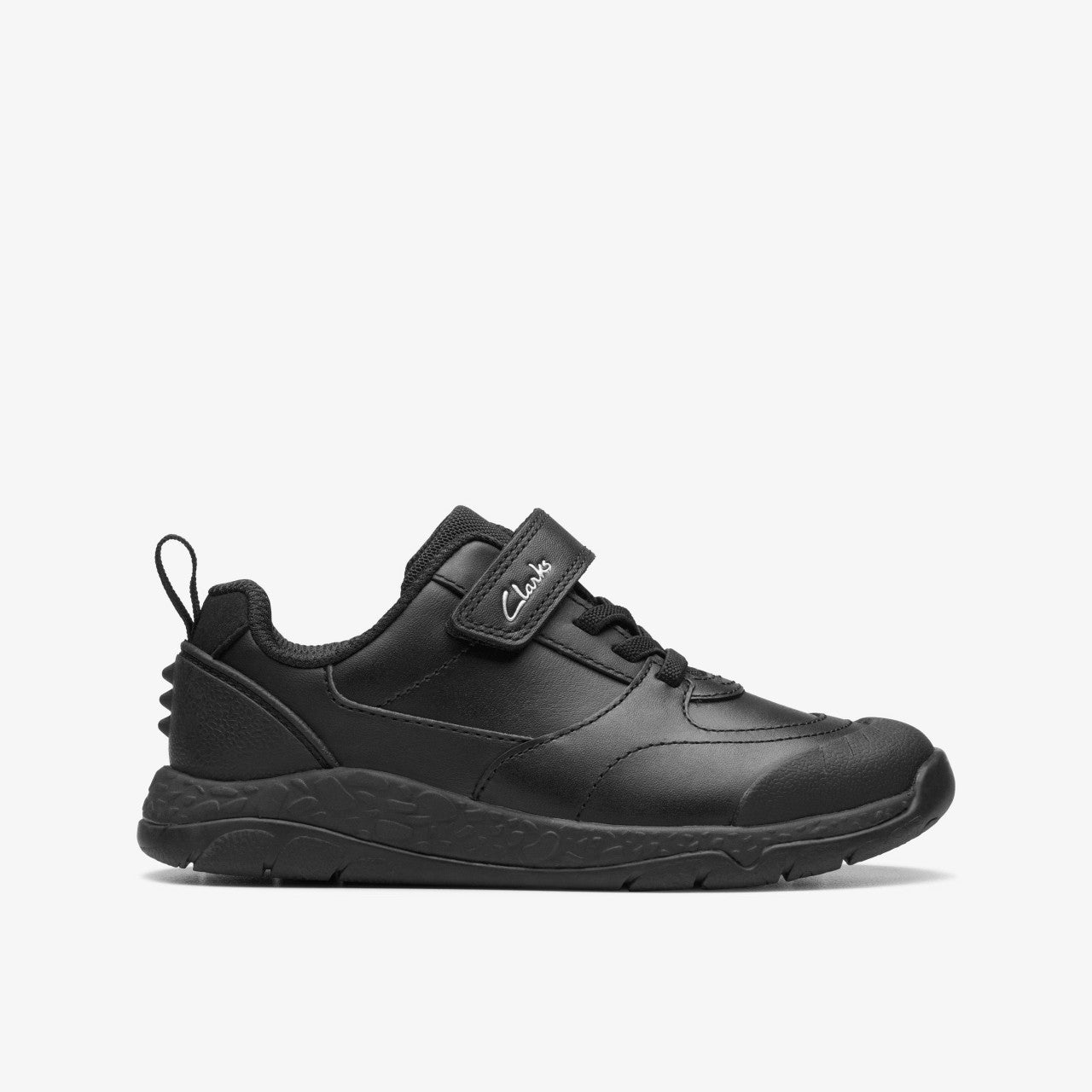 Steggy Stride Kid Black Leather | Clarks outlet - Kids