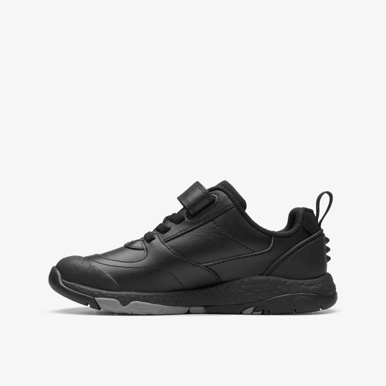 Steggy Stride Kid Black Leather | Clarks outlet - Kids