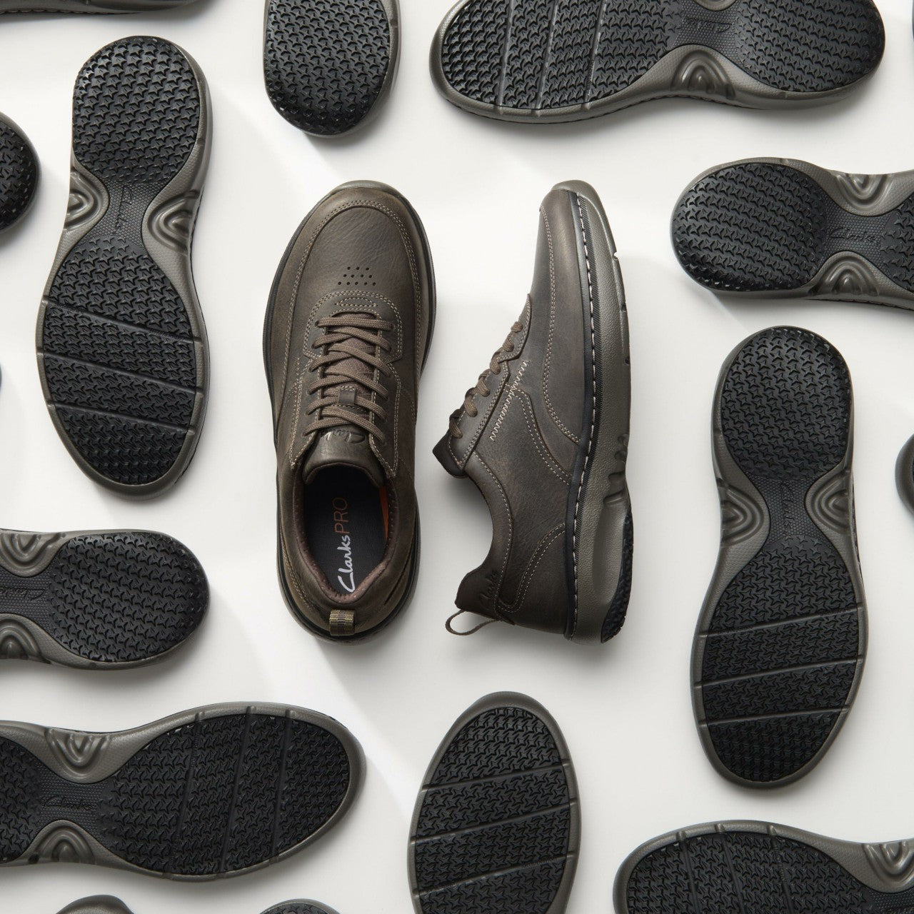 Clarks Pro Lace Dark Brown Tumbled | Clarks online - Men