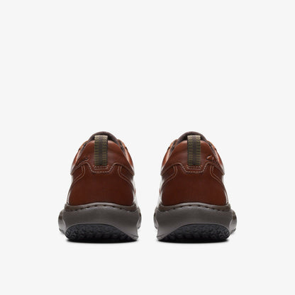 Clarks Pro Lace Dark Tan Leather | Clarks on Sale - Men