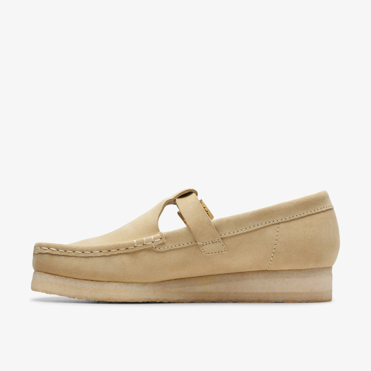 Wallabee T Bar Maple Suede | Clarks discount - Women