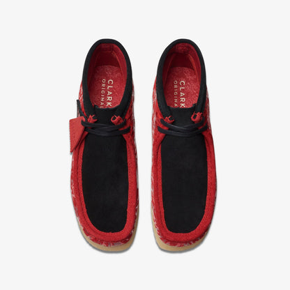Wallabee Boot Red Camouflage | Clarks on Sale - Men