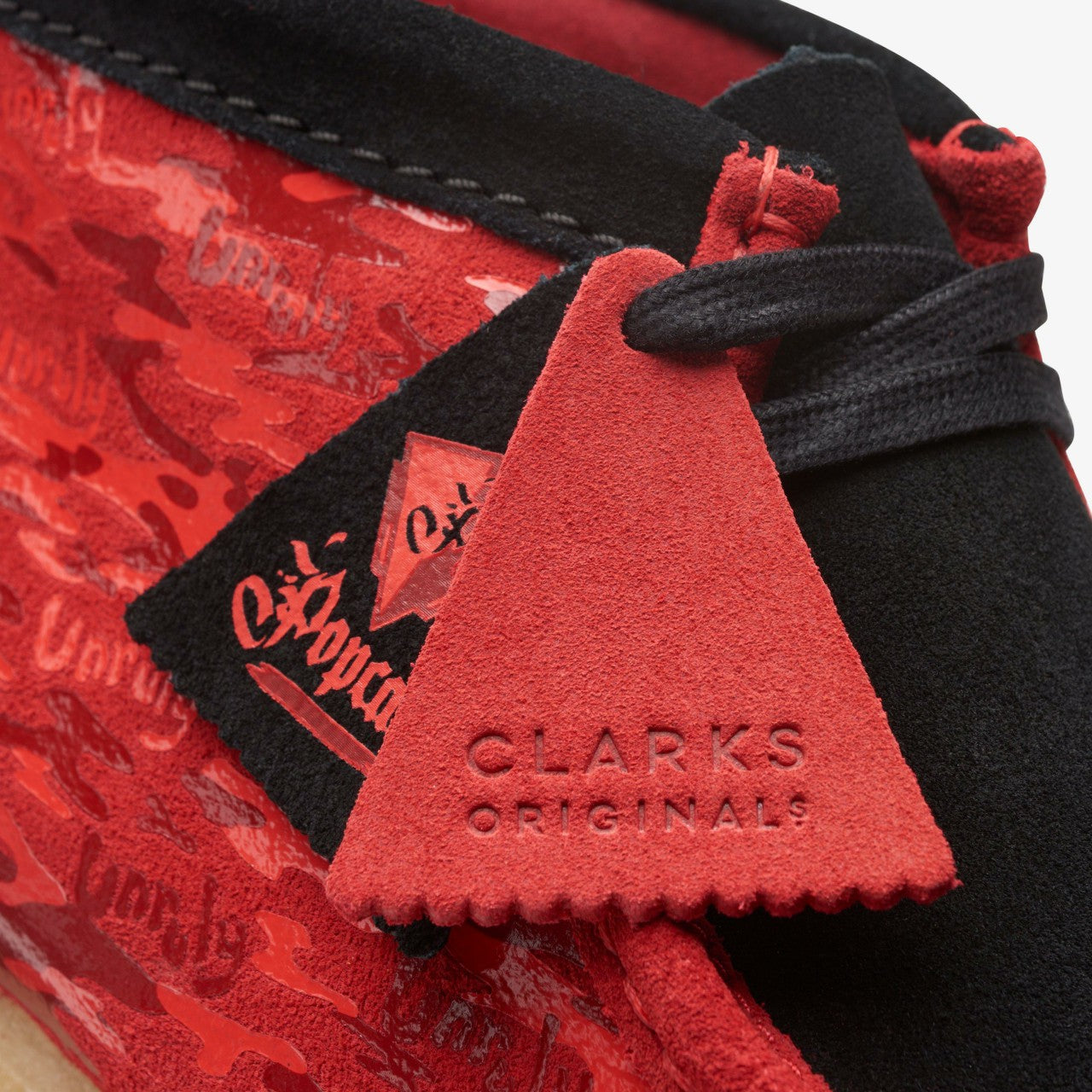 Wallabee Boot Red Camouflage | Clarks on Sale - Men