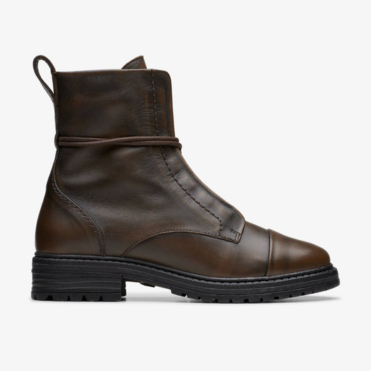 Rixley Lace Dark Brown Leather | Clarks for sale - Women