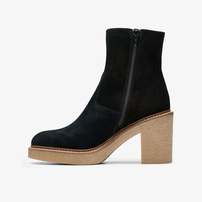 Colden Up Black Suede | Clarks on Sale - Women