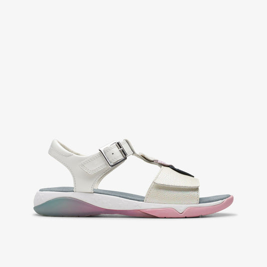 Osian Charm Kid White | Clarks discount - Kids
