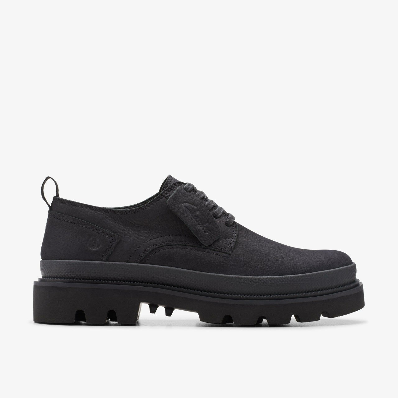 Badell Lace Black Nubuck | Clarks outlet - Men