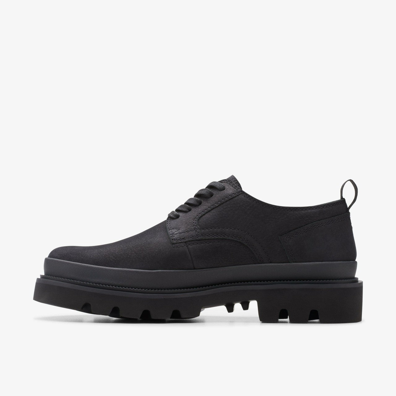 Badell Lace Black Nubuck | Clarks outlet - Men