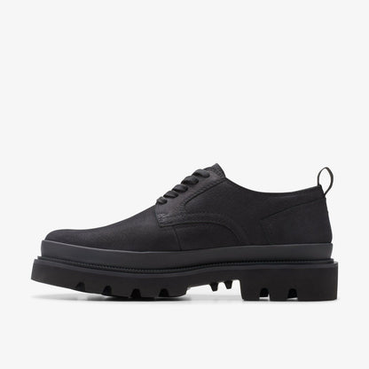 Badell Lace Black Nubuck | Clarks outlet - Men