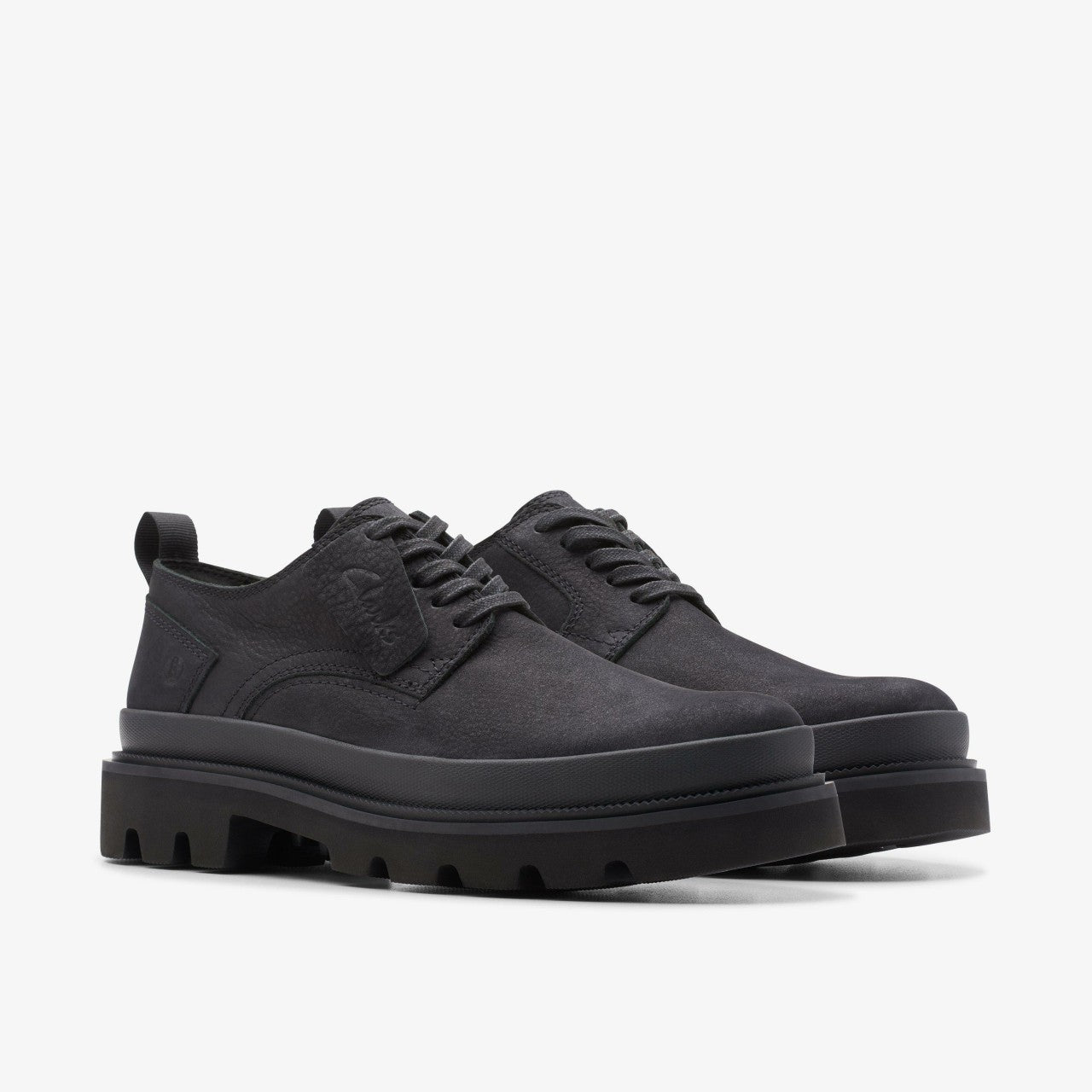 Badell Lace Black Nubuck | Clarks outlet - Men