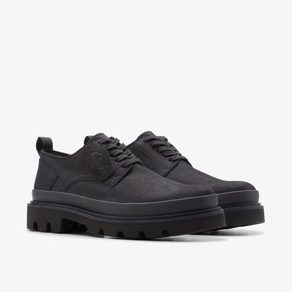 Badell Lace Black Nubuck | Clarks outlet - Men