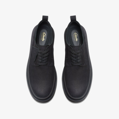 Badell Lace Black Nubuck | Clarks outlet - Men