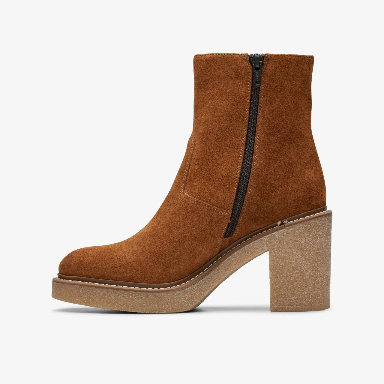 Colden Up Dark Tan Suede | Clarks online - Women