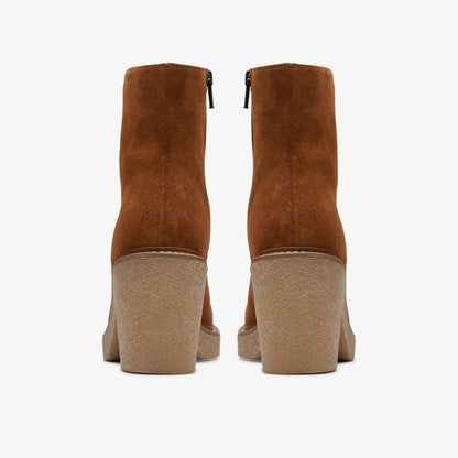 Colden Up Dark Tan Suede | Clarks online - Women