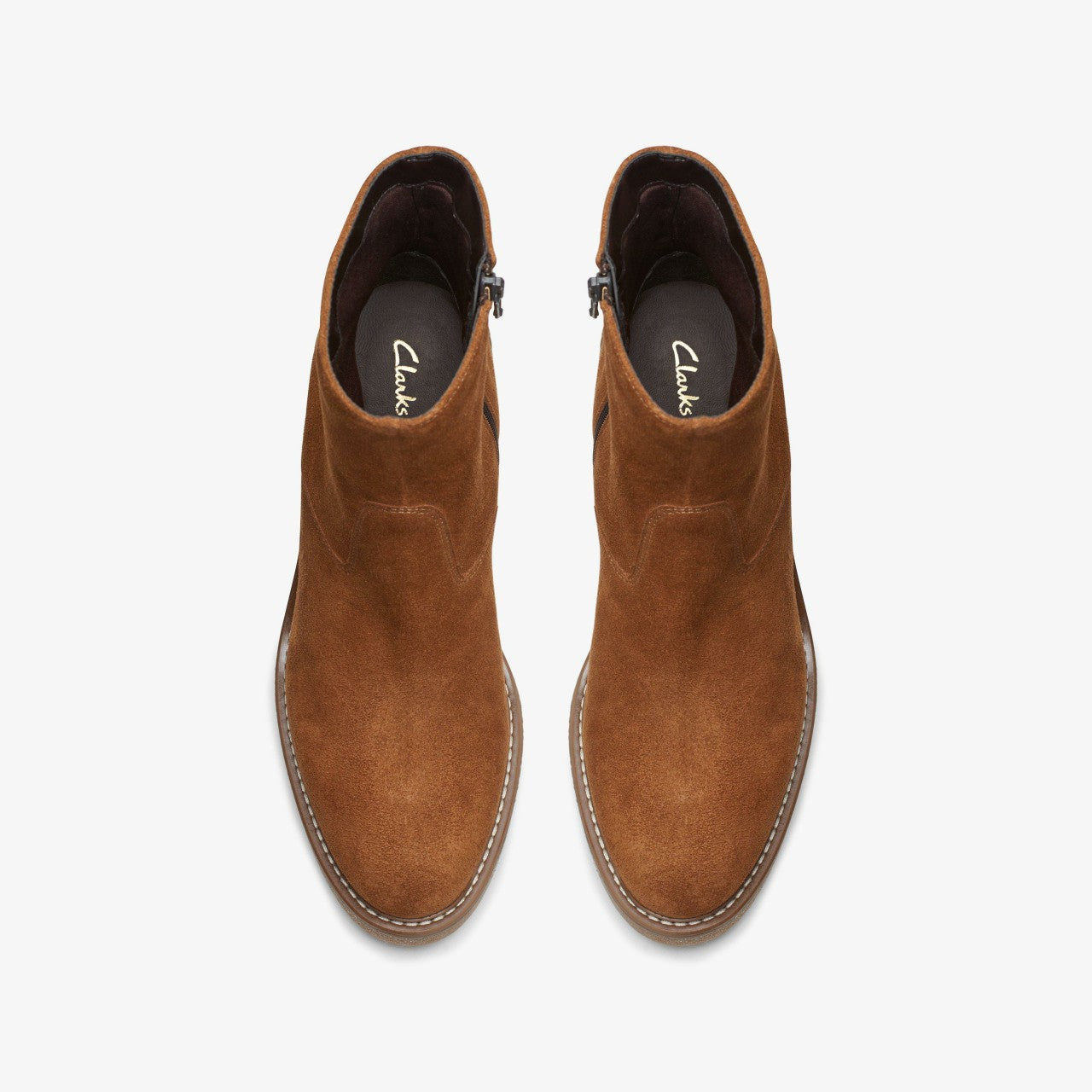 Colden Up Dark Tan Suede | Clarks online - Women