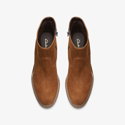 Colden Up Dark Tan Suede | Clarks online - Women