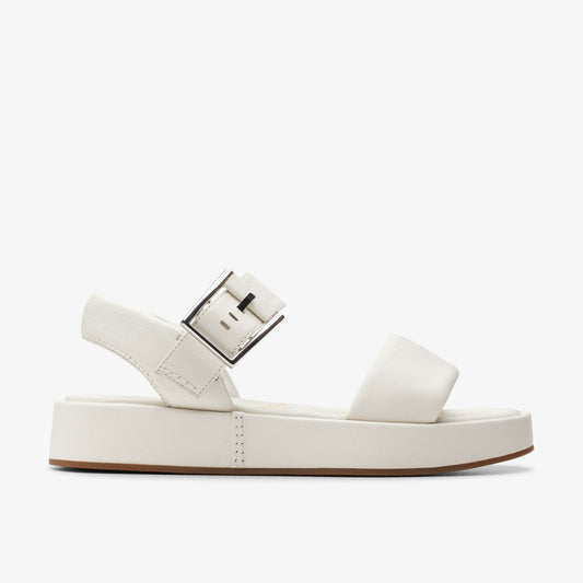 Alda Strap Off White Leather | Clarks on Sale - Women
