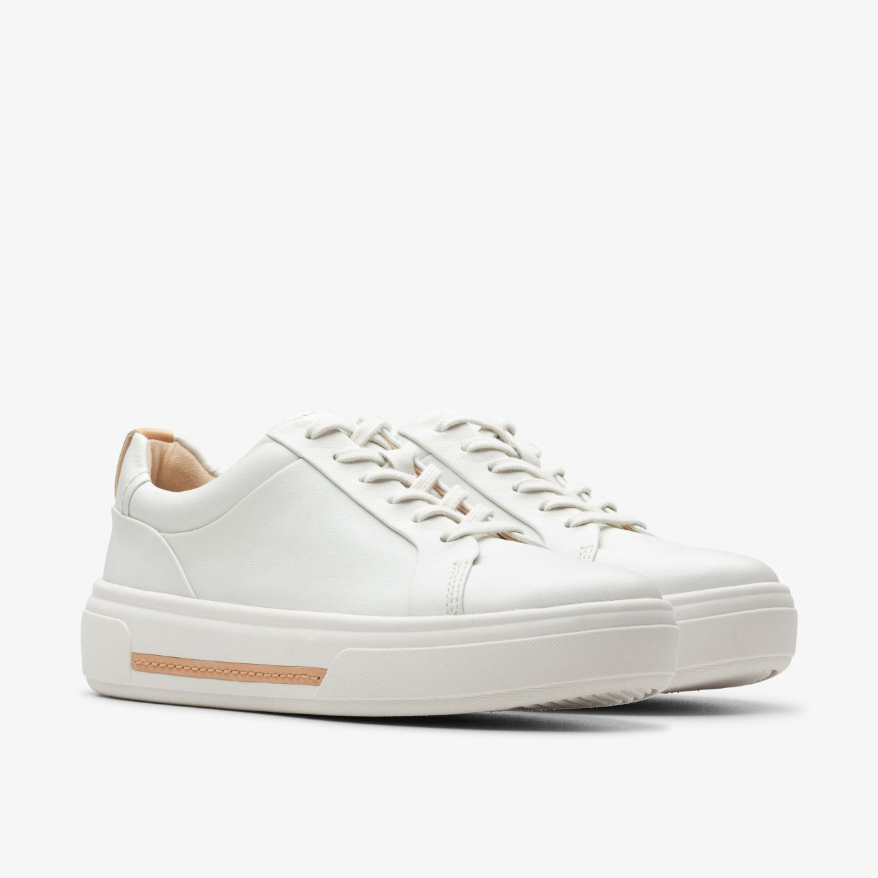 Hollyhock Walk Off White Leather | Clarks on Sale - Women