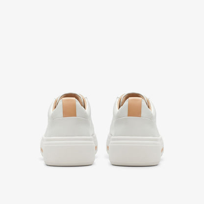 Hollyhock Walk Off White Leather | Clarks on Sale - Women