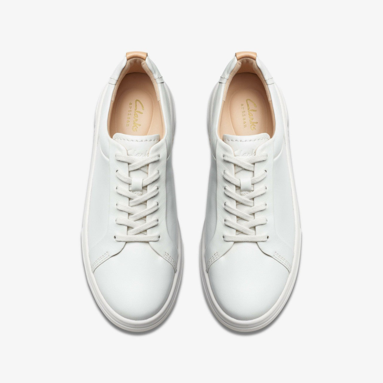 Hollyhock Walk Off White Leather | Clarks on Sale - Women