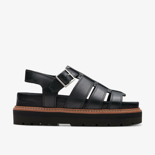 Orianna Twist Black Leather | Clarks for sale - Women