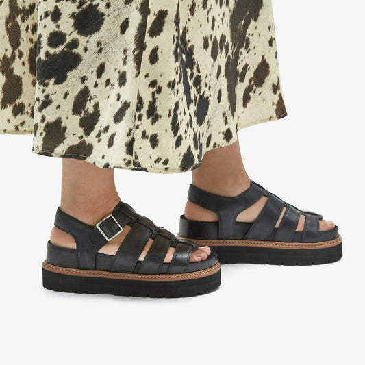 Orianna Twist Black Leather | Clarks for sale - Women