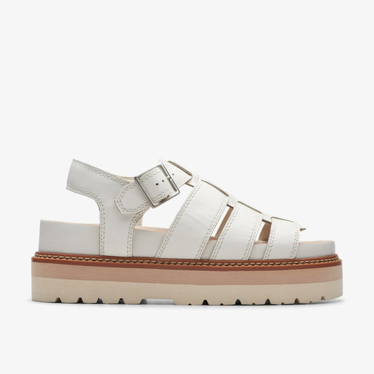 Orianna Twist Off White Leather | Clarks Sale - Women