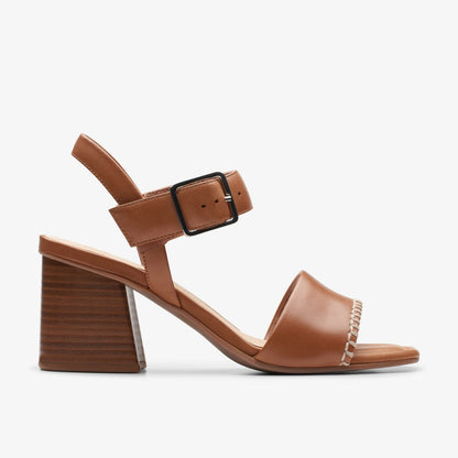 Siara 65 Buckle Tan Leather | Clarks discount - Women