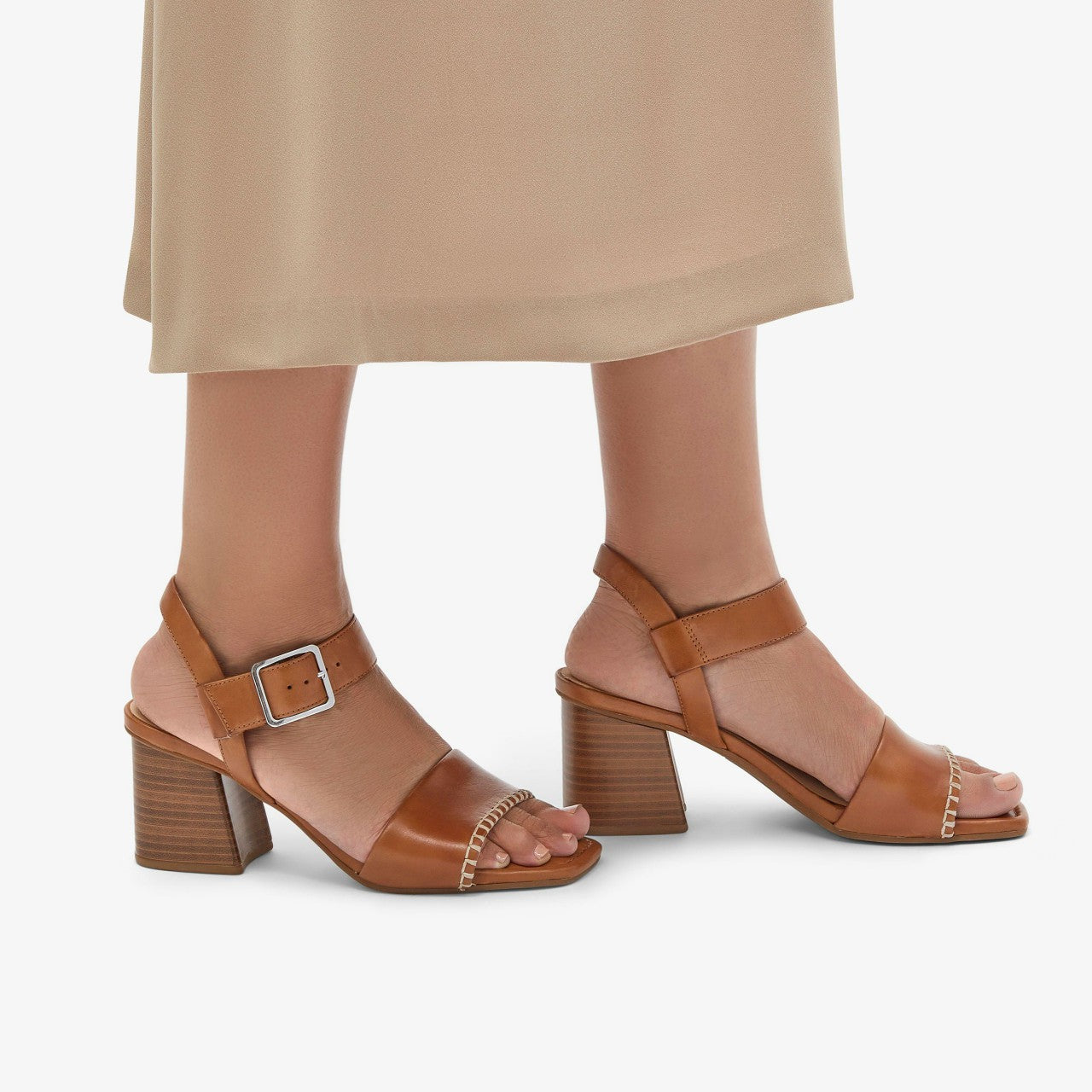 Siara 65 Buckle Tan Leather | Clarks discount - Women