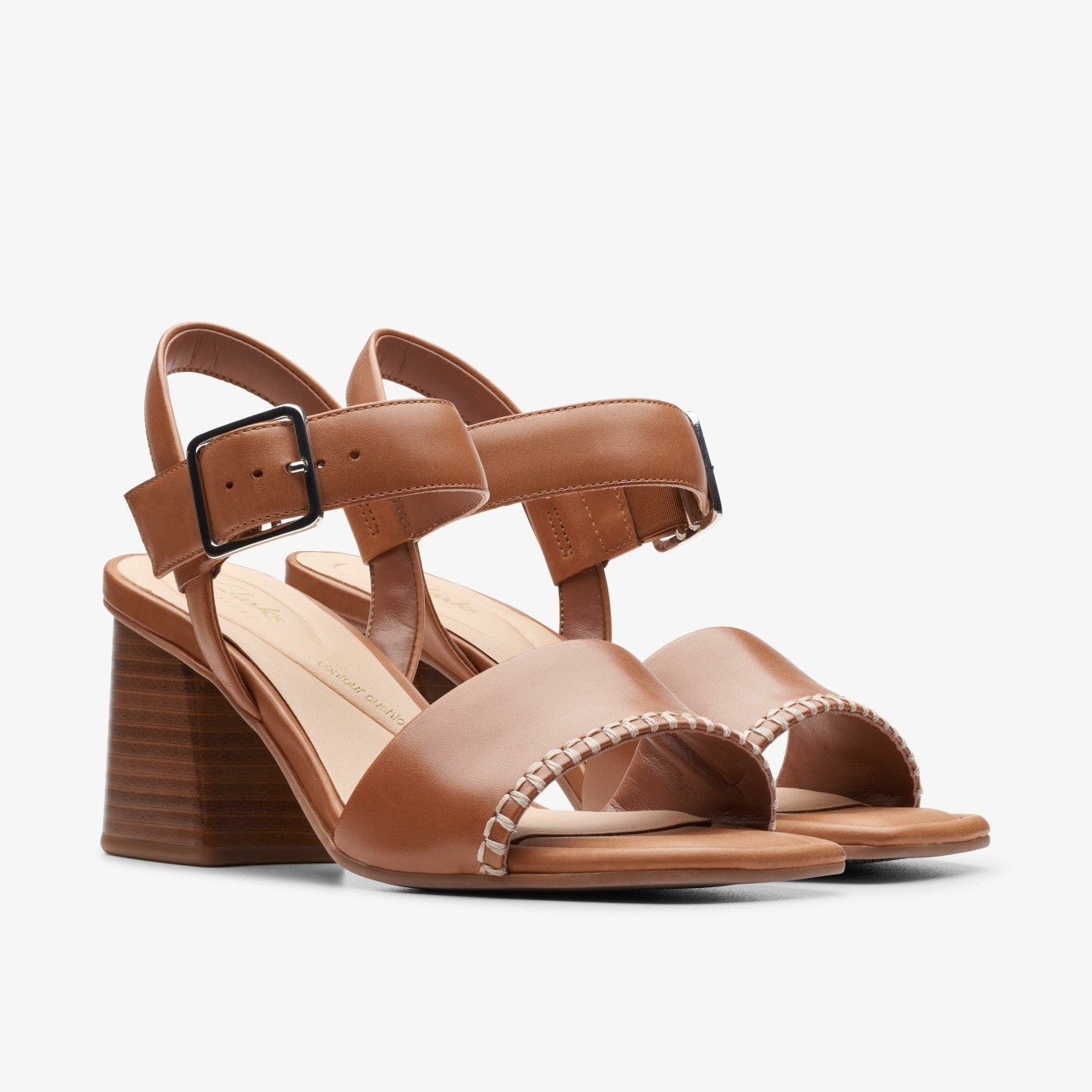 Siara 65 Buckle Tan Leather | Clarks discount - Women