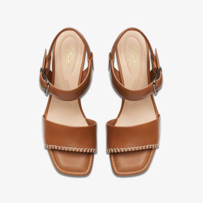 Siara 65 Buckle Tan Leather | Clarks discount - Women