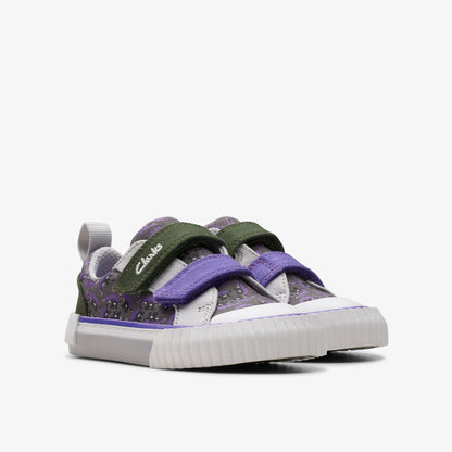 Foxing Steggy Toddler Grey Combination | Clarks Sale - Kids