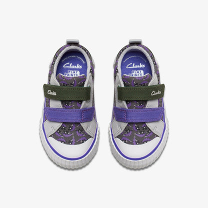Foxing Steggy Toddler Grey Combination | Clarks Sale - Kids