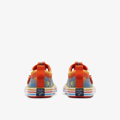 Foxing Fish Toddler Grey Print | Clarks on Sale - Kids