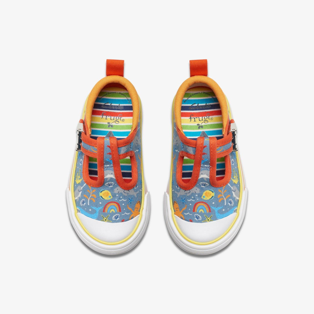 Foxing Fish Toddler Grey Print | Clarks on Sale - Kids