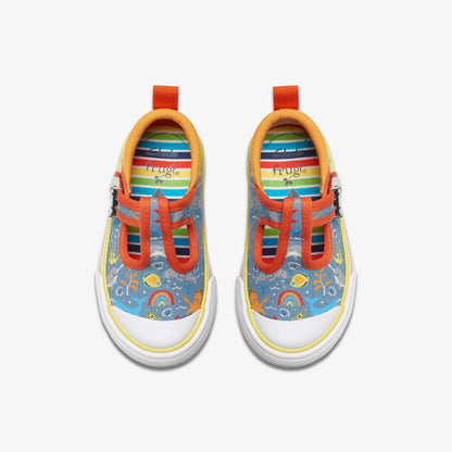 Foxing Fish Toddler Grey Print | Clarks on Sale - Kids