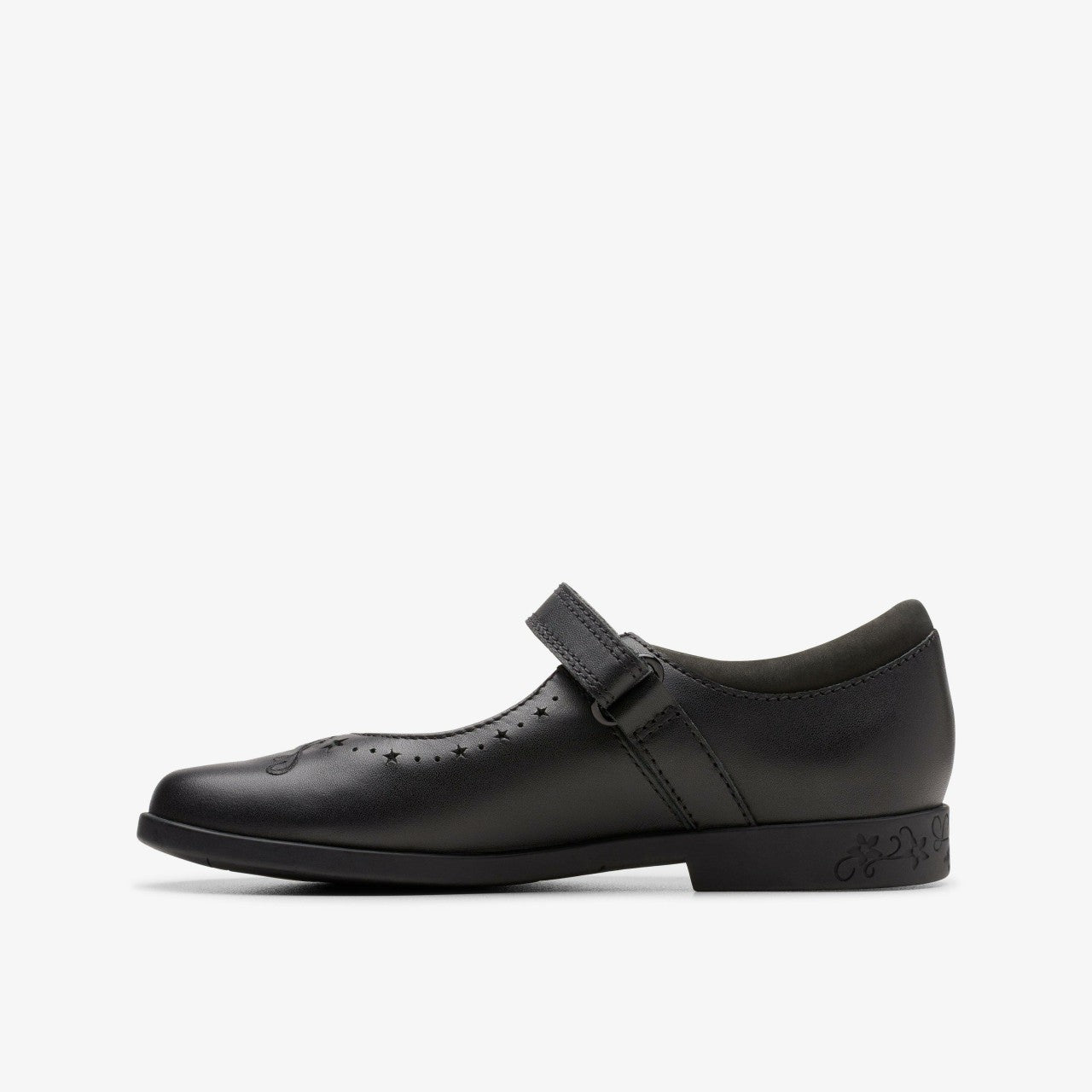 Lock Magic Kid Black Leather | Clarks on Sale - Kids
