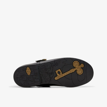 Lock Magic Kid Black Leather | Clarks on Sale - Kids