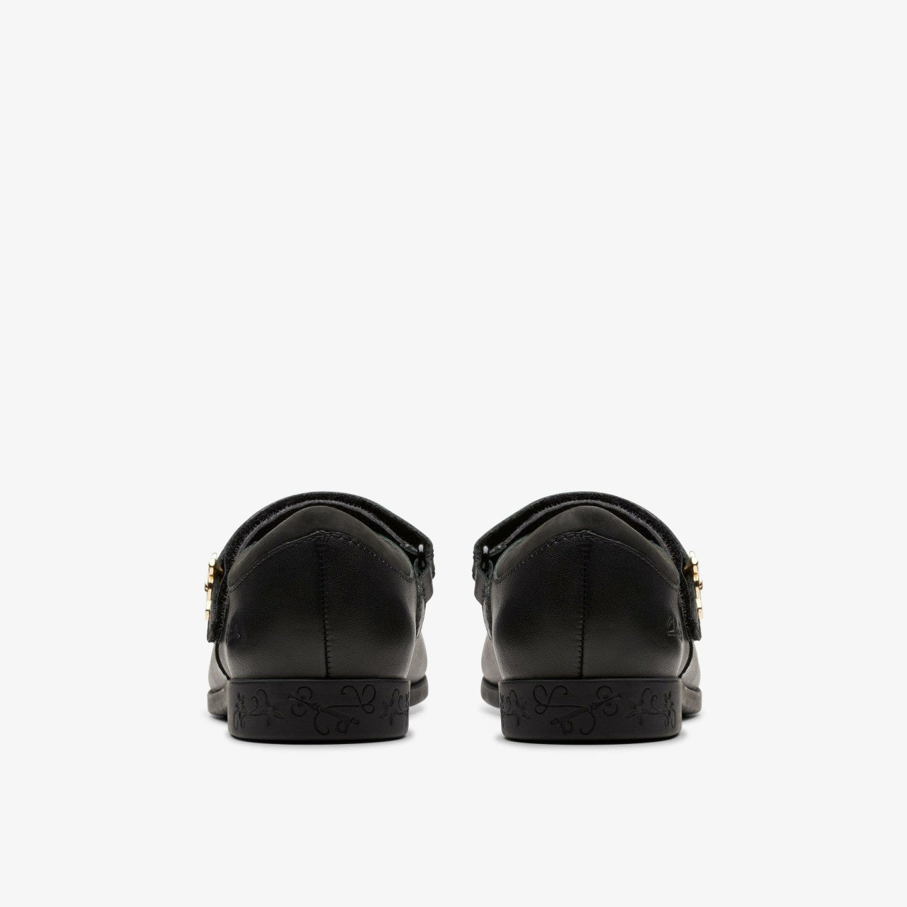 Lock Magic Kid Black Leather | Clarks on Sale - Kids