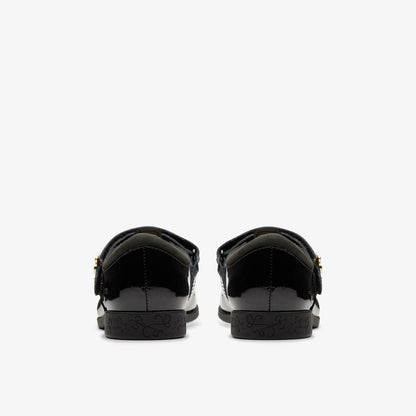 Lock Shine Kid Black Patent | Clarks online - Kids