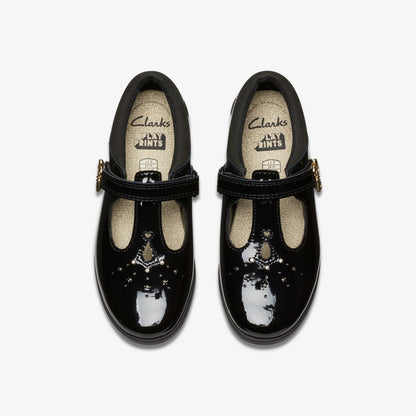 Lock Shine Kid Black Patent | Clarks online - Kids