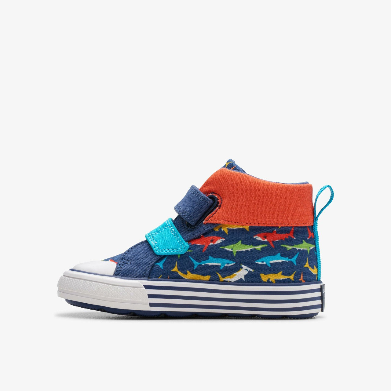 Foxing Save Hi Toddler Navy Print | Clarks for sale - Kids