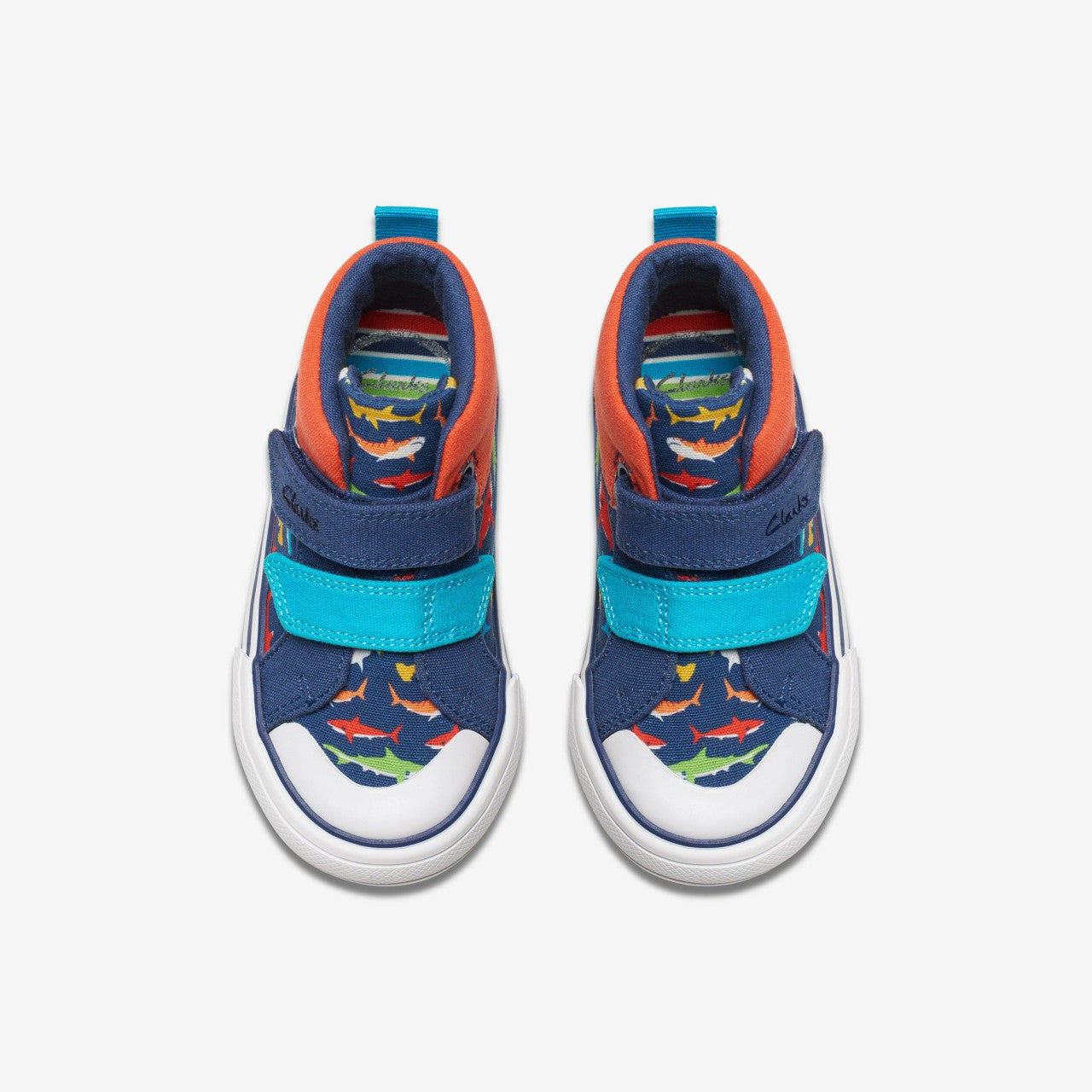 Foxing Save Hi Toddler Navy Print | Clarks for sale - Kids