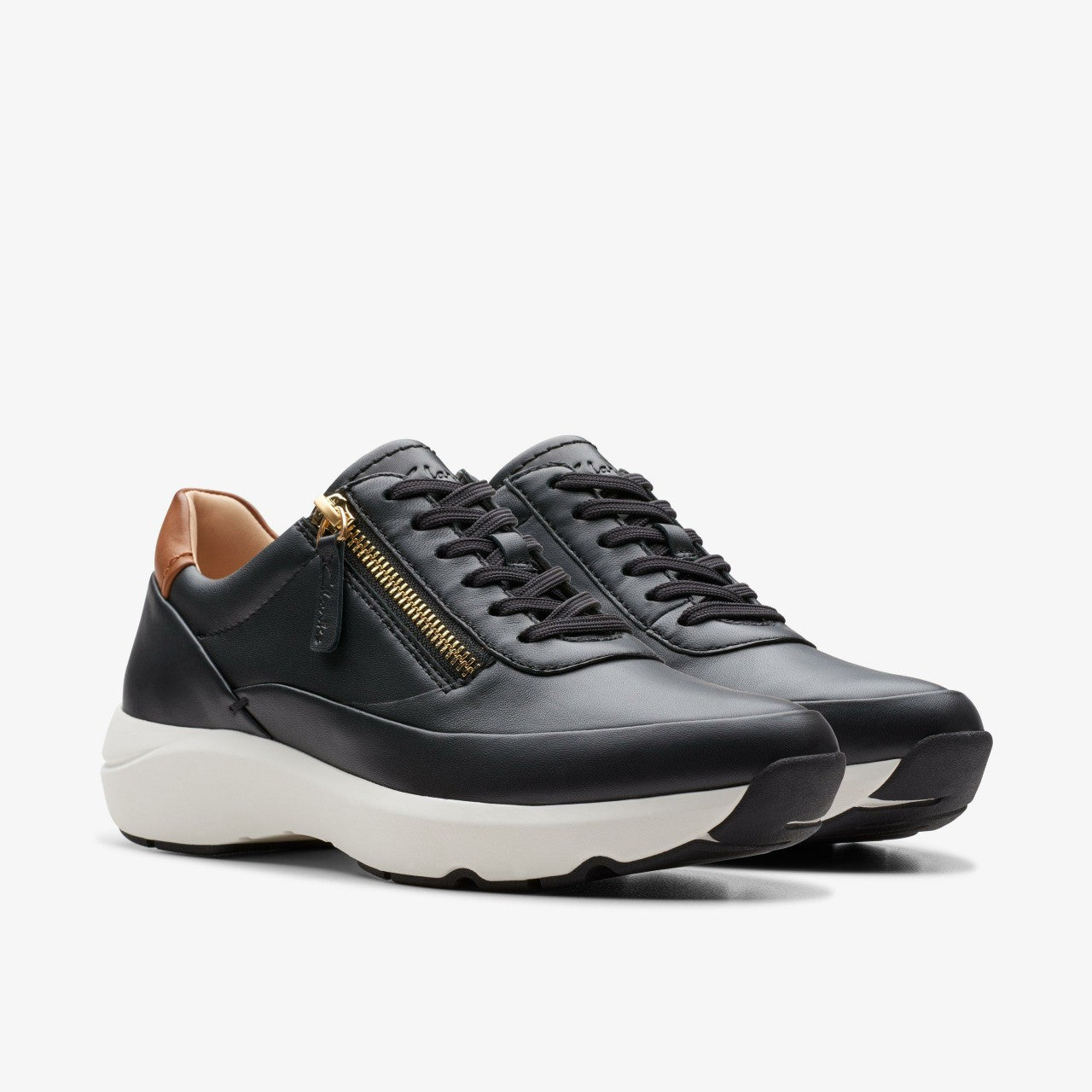 Tivoli Zip Black Leather | Clarks online - Women